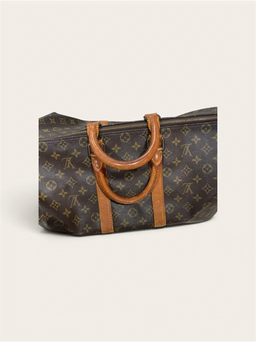 Louis Vuitton Monogram Canvas Duffel with Vachetta Leather Trim 45